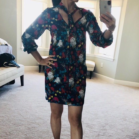 frou frou mini dress